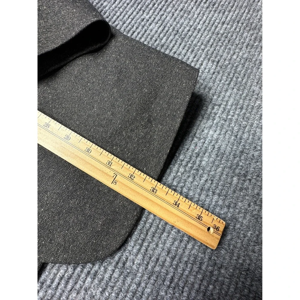 Michael Kors Suit Men 38W 44R Brown Elbow Patches Herringbone